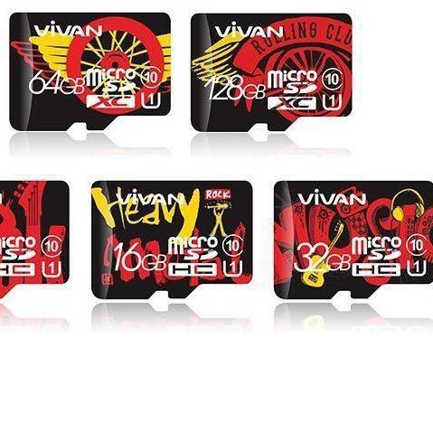 Diskon⭐-memori memory micro sd VIVAN 16g - 32g - 64g 128 Gb Micro SD TF Card - Kartu Memori micro sd vivan 16Gb 32Gb 64Gb 128Gb Storage Class 10