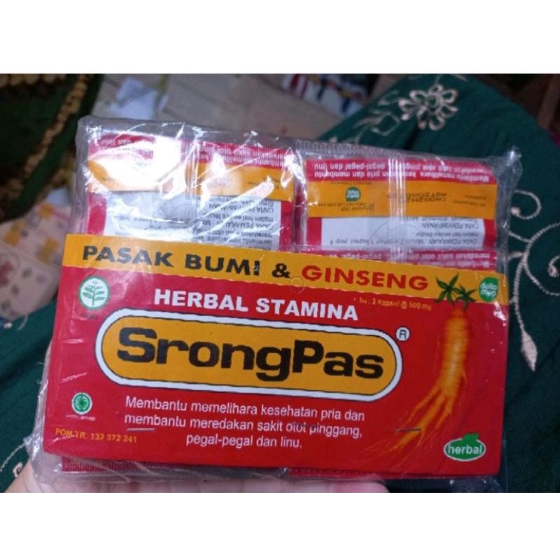 

STRONGPAS GINGSENG STRIP ISI 2 KAPSUL By: Laris Manis