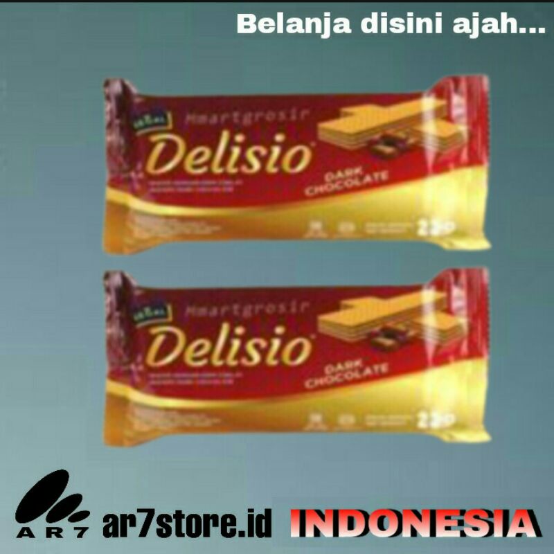 

DELISIO REGAL wafer dark chocolate 1 pack isi 10 x 23 gram