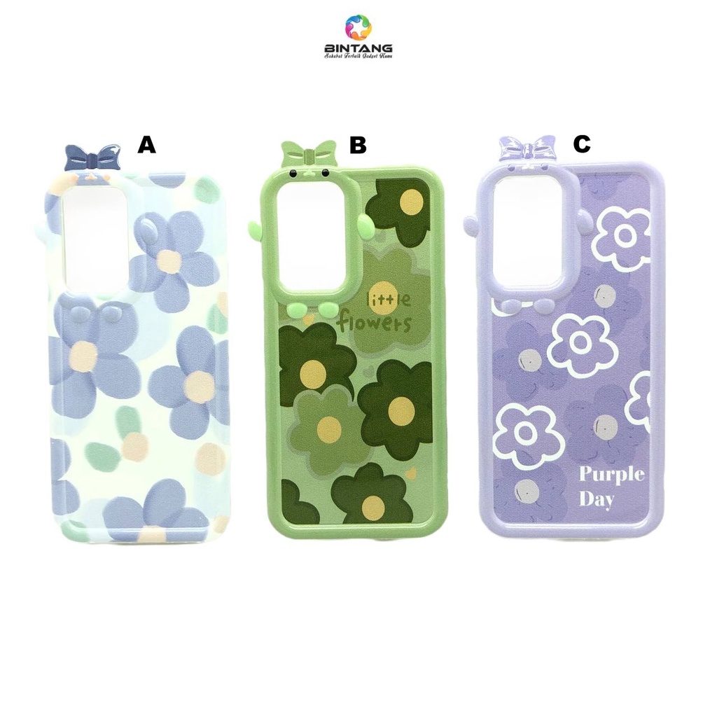 CASE TPU LITTLE MONSTER BEAUTIFULL FLOWER XIAOMI REDMI 10C POCO C40