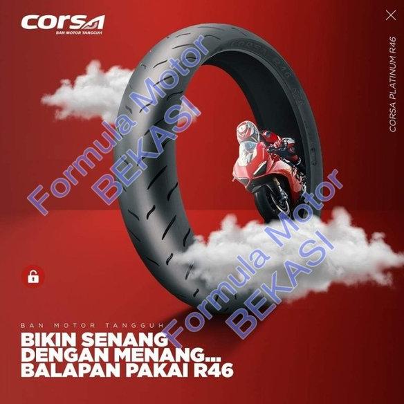 Jual 90 80-17 Corsa Platinum R46 Soft Compound - Ban Racing Ring 17 Tubeles