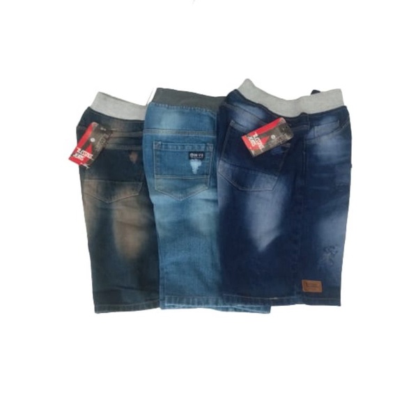 Celana pendek jeans riff sobek/ celana pendek jeans model sobek