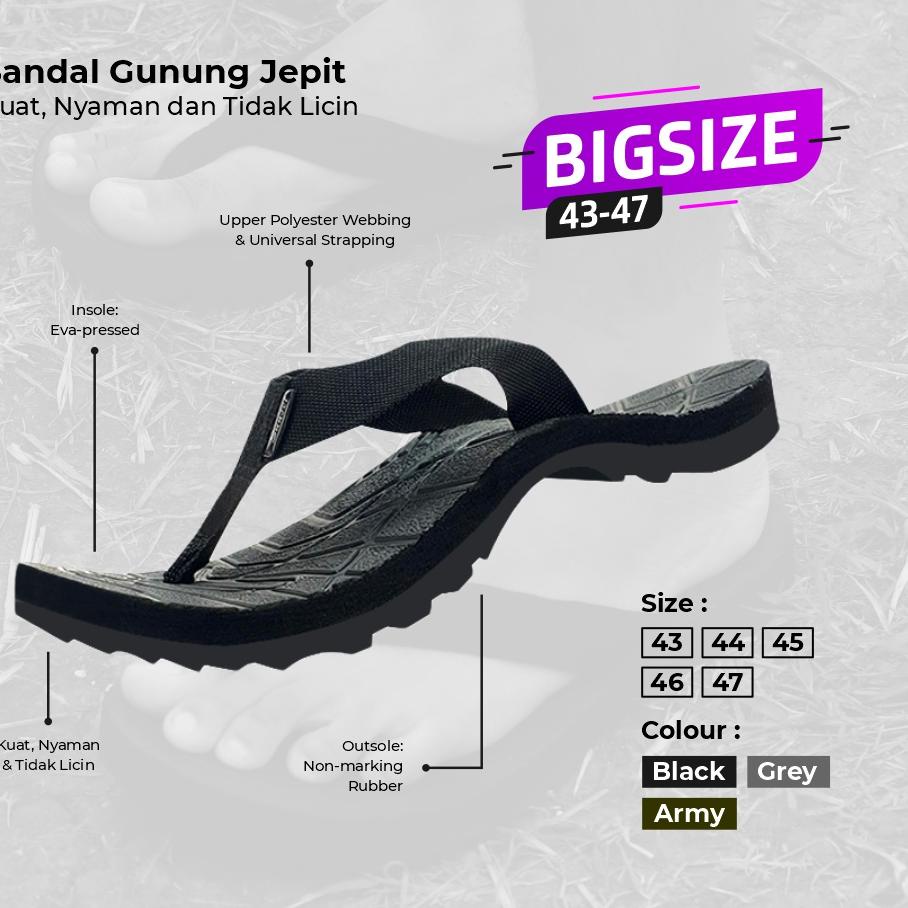 Special  Sandal Gunung Embrico Sendal Pria Jumbo Sandal Pria Outdoor Sandal Jepit Gunung Sandal Gunu