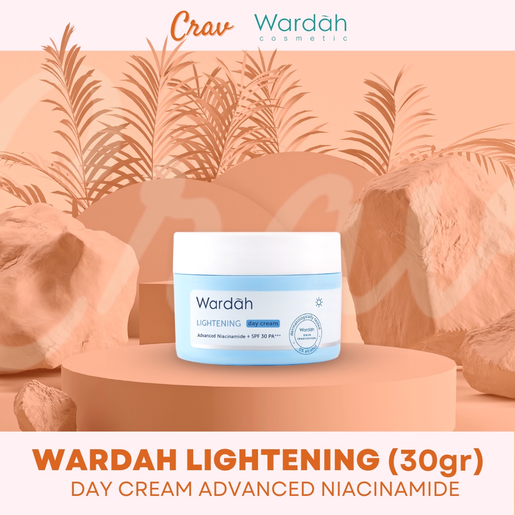 Jual Wardah Lightening DAY CREAM 30gr Pelembab Kulit Kering dengan