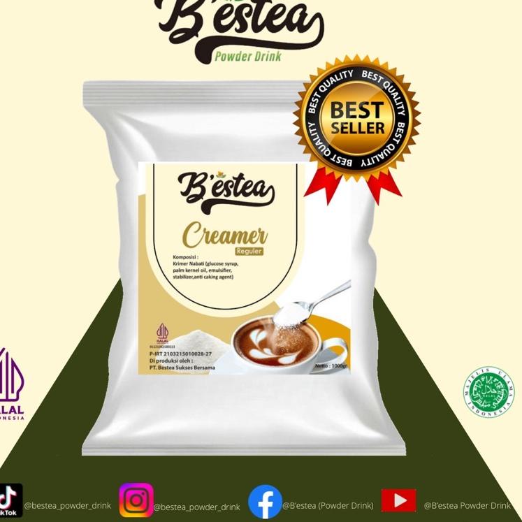 

《packingaman》 Creamer Reguler Bubuk minuman 1 Kg krimer powder drink