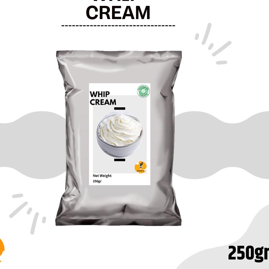 

Grosiran Murah WHIP CREAM TOPPING 250GR / BUBUK WHIP CREAM / WHIPPED CREAM POWDER / WHIPPING CREAM TOPPING 