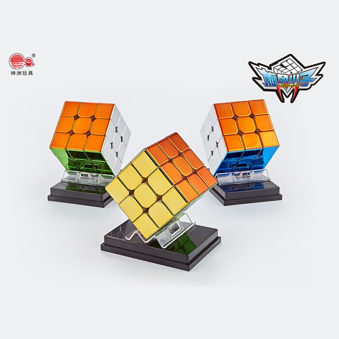 Rubik 3x3 Cyclone Boys 3x3 Metallic Stickerless