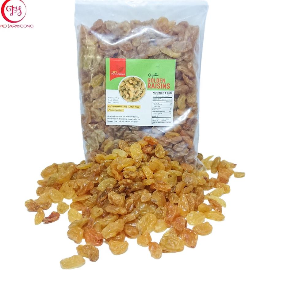 

Terlaris ' Kismis Golden Raisin 500 gr - Raisins Asam Manis ¡