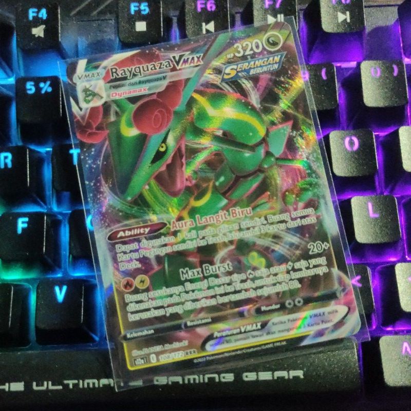 Rayquaza VMax 108/172 - S12a Pokemon TCG Indonesia