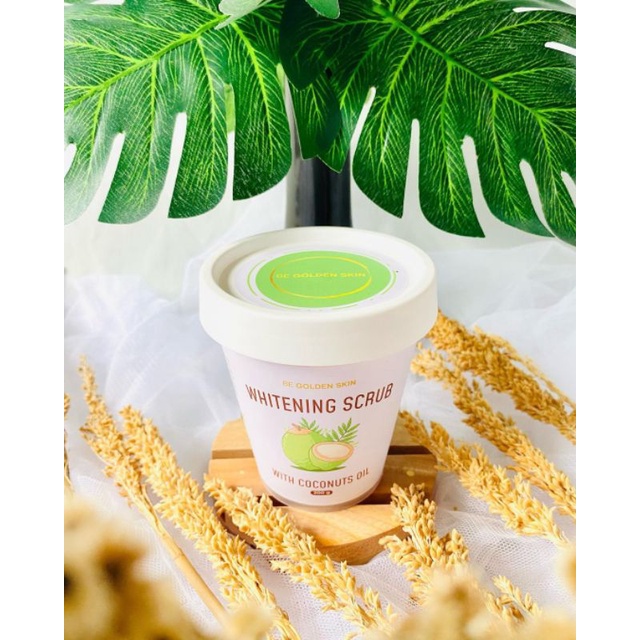 Scrub/lulur be golden skin scrub perontok daki be golden skin