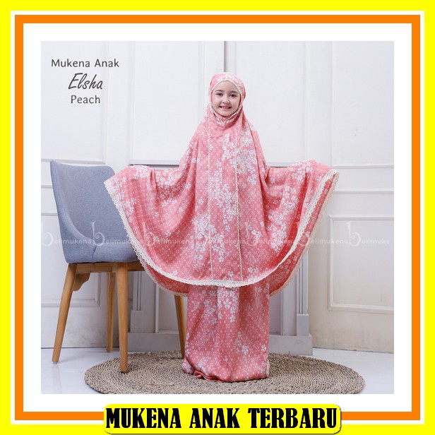 Mukena Anak Mukenah Korea Mikena Mungkena Cod Murah Remaja Korean Mukwna Kekinian Rukuh Lebaran Rama