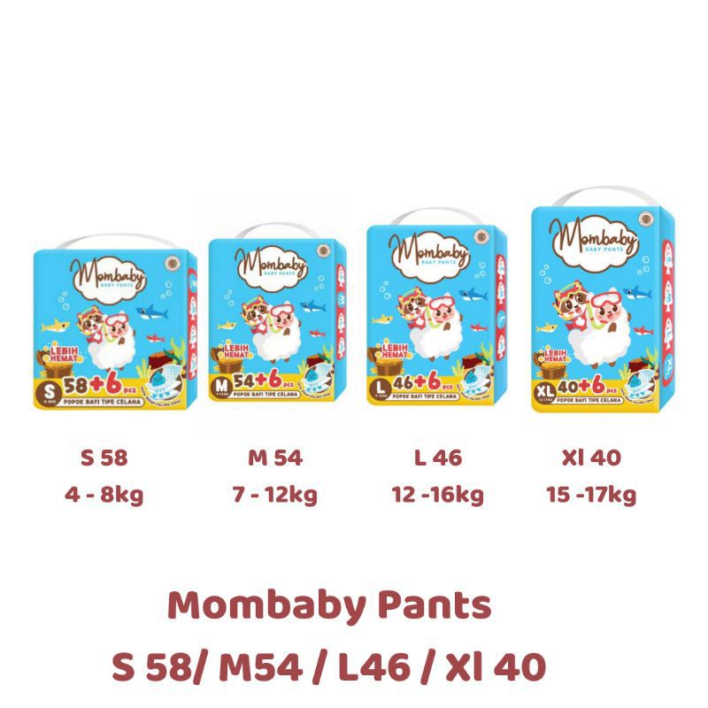 MOMBABY PANTS S58/M54/L46/XL40 CELANA