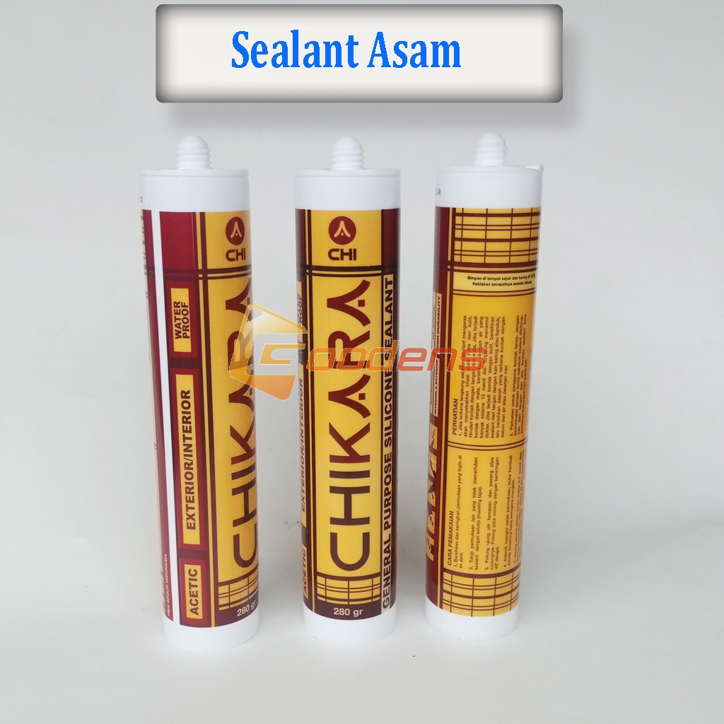 Chikara Sealant Lem Kaca Silikon Lem Sealant