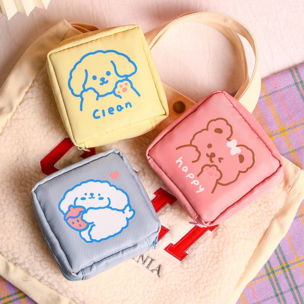 Dompet Pembalut Pouch Wanita Mini Wanita Waterproof Serbaguna Travel Organizer MX-5002