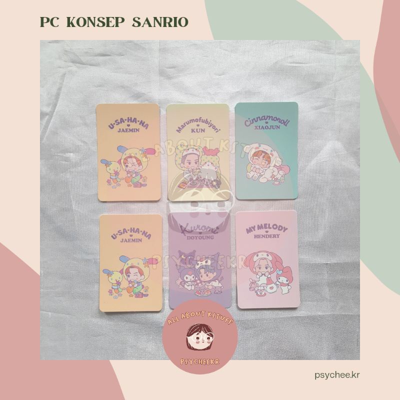 PC KONSEP NCT SANRIO KUN DOYOUNG XIAOJUN HENDERY JAEMIN