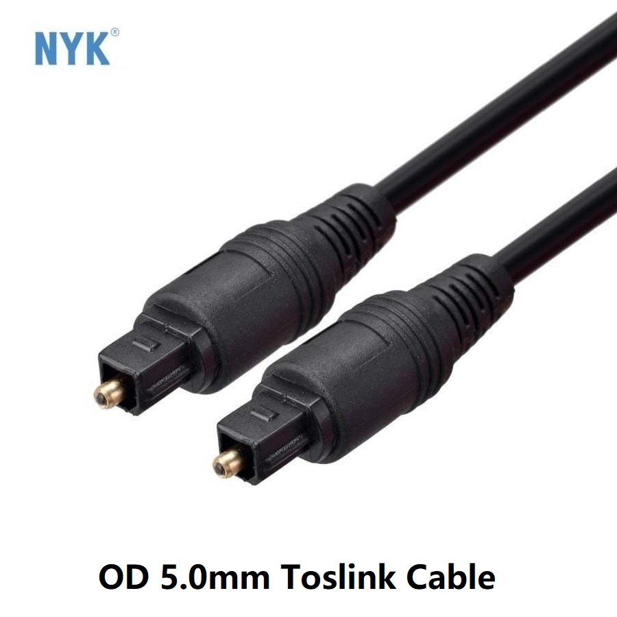 NYK Kabel Audio Digital Toslink Fiber Optic 3M