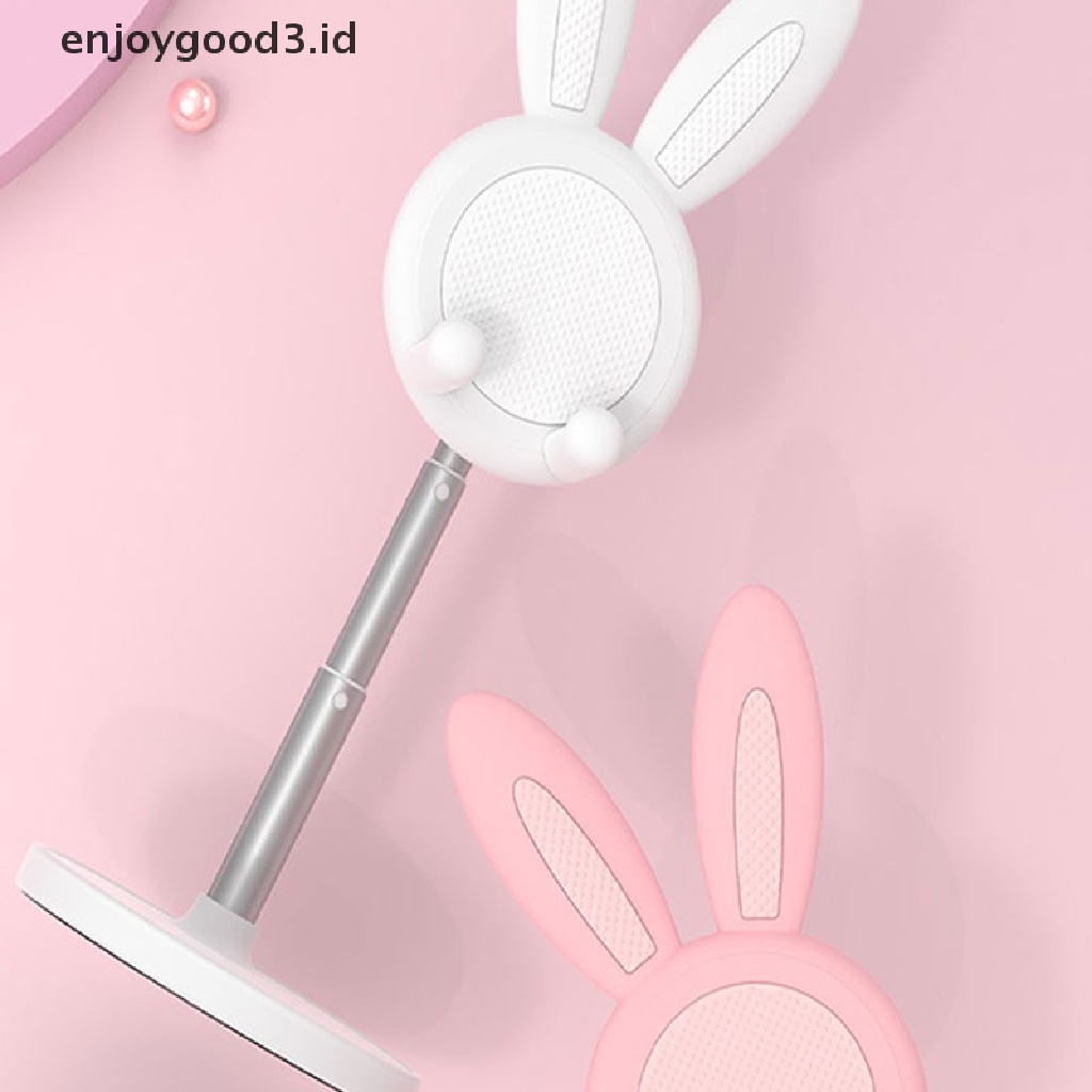 [Rready Stock] Rabbit Phone Accessories Phone Holder Stand Bahan Metal Tablet Laptop Stand (ID)