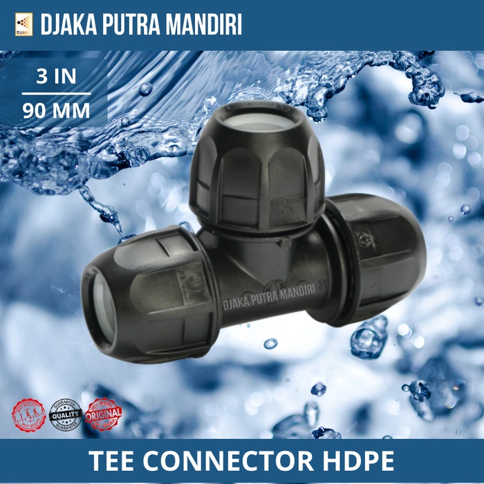 ><><><] FITTING HDPE - SAMBUNGAN PIPA HDPE - TEE HDPE 3 INCHI