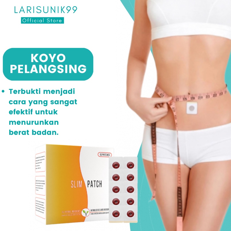 Koyo Herbal Plester Pengecil Perut Penurun Berat Badan Susut Perut Detox Pembakar Lemak Slim Patch Koyok Pelangsing Ori Alami 100% Natural Body Slim Magic Penurun Berat Badan Pria Wanita Import Original