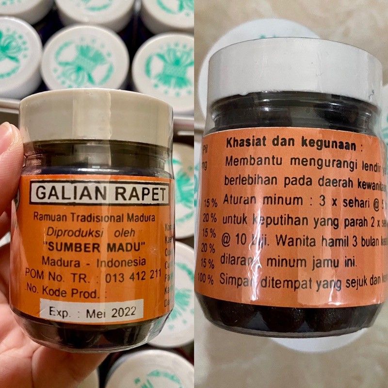 ‼️READY‼️JAMU GALIAN RAPET ASLI MADURA - JAMU SUPER RAPET - MENGURANGI KEPUTIHAN