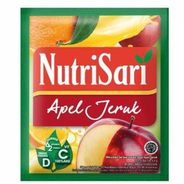 

NutriSari Rasa Apel Jeruk !!! NutriSari Apel Jeruk Nutrisari Buah Nutri Sari