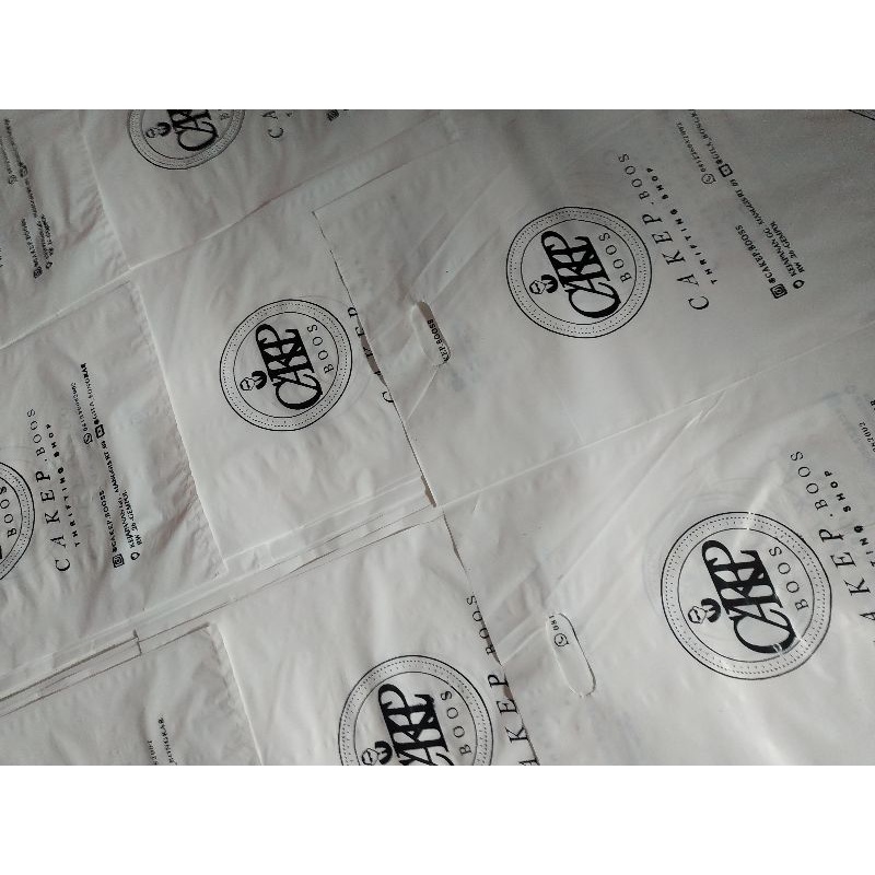 kantong hd plong 35×50 putih/hitam + sablon