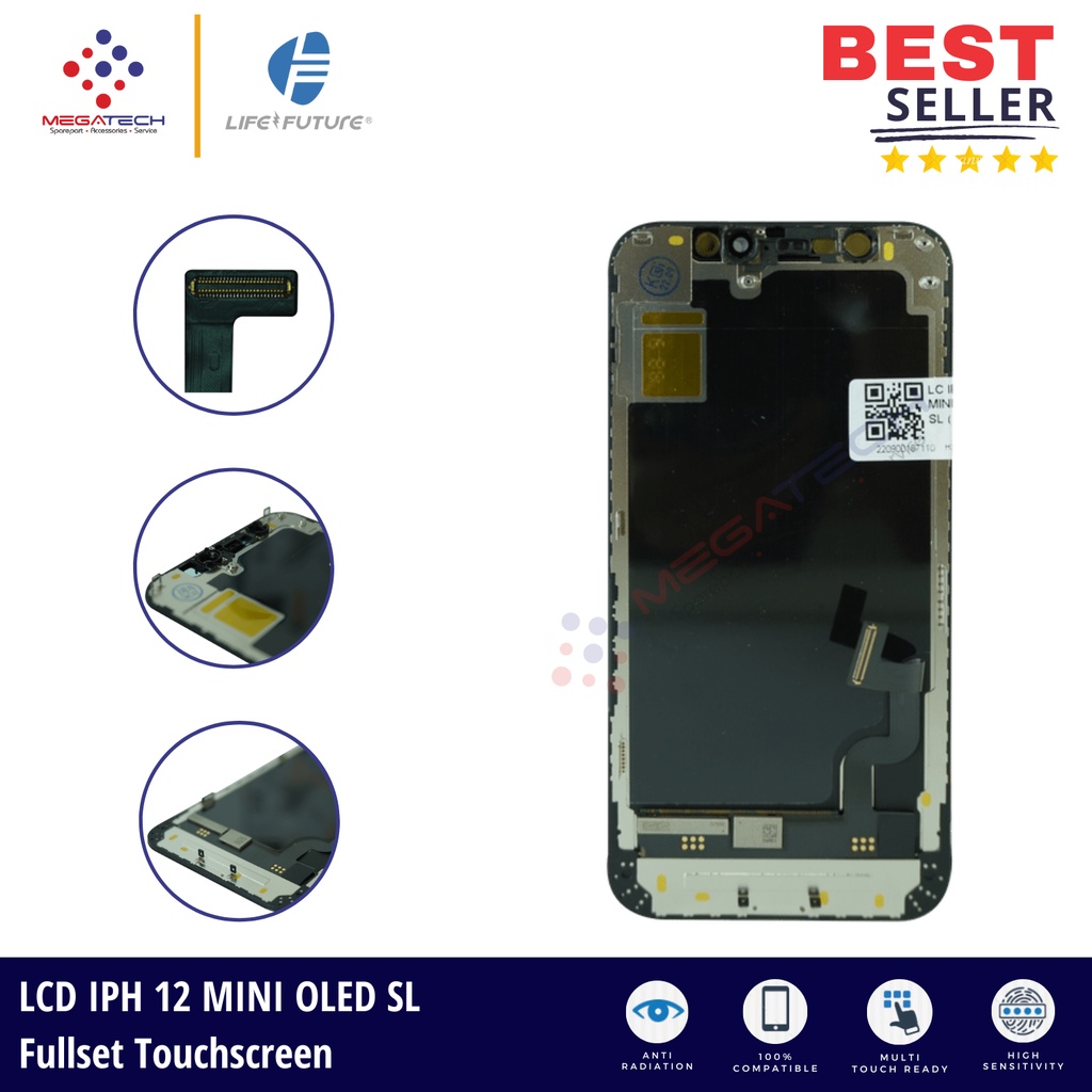 LCD Iph*ne 12 Mini Versi OLED Fullset Touchscreen