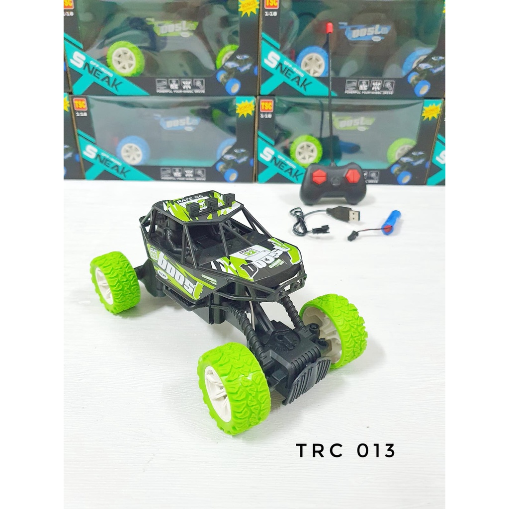 Mainan Anak  Mobil Remote Control RC MONSTER CHARGE CROSS COUNTRY SKALA 1:20 ada Lampu LED dan Baterai Charge