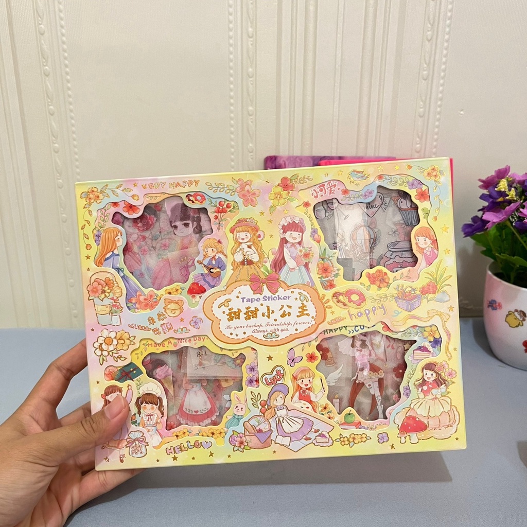 BOX STICKER SENMU ISI 32 LEMBAR MOTIF CUTE IMUT MOTIF LITTLE GIRL LUCU PAKET STICKER ANTI AIR HADIAH KADO LUCU BOKS UNIK ANAK KUALITAS IMPORT PREMIUM BISA GROSIR DAN COD