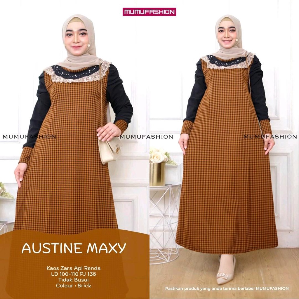 RATI - Dress Kaos Jumbo Big Size Grosir Ori Solo Astine//Austine by MUMU fashion SOLO