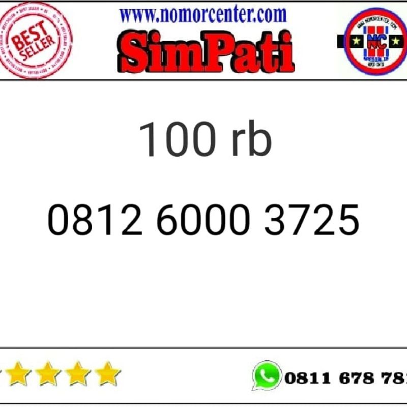 NO CANTIK/TELKOMSEL SIMPATI/BAGUS/RAPIH/SUPER HOKI