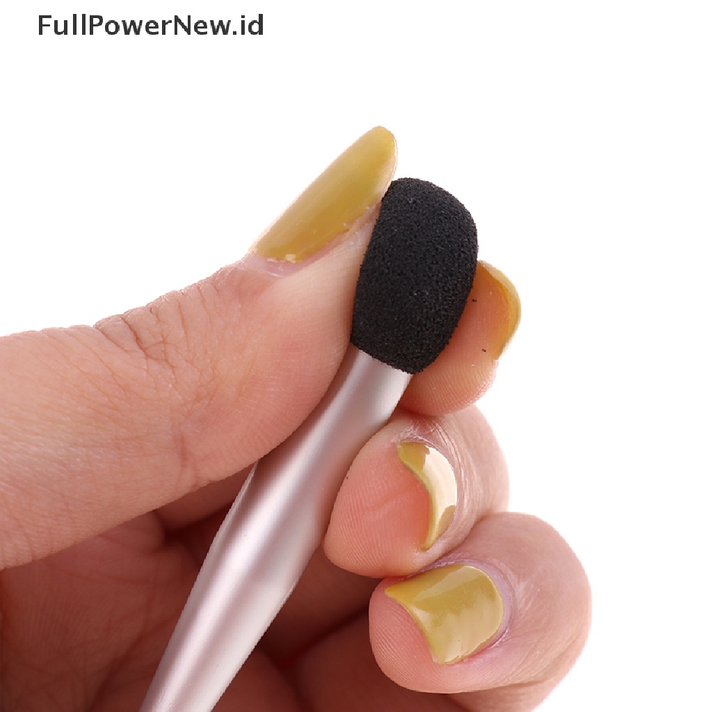 Power Eyelash Brush Double Ended Professional Alat Sikat Kepala Spons Make Up Alis ID