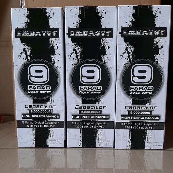 Kapasitor Bank 9 Farad EMBASSY / ADX /ADS / AUDIO QUART / COUSTIC / THE PUNCH