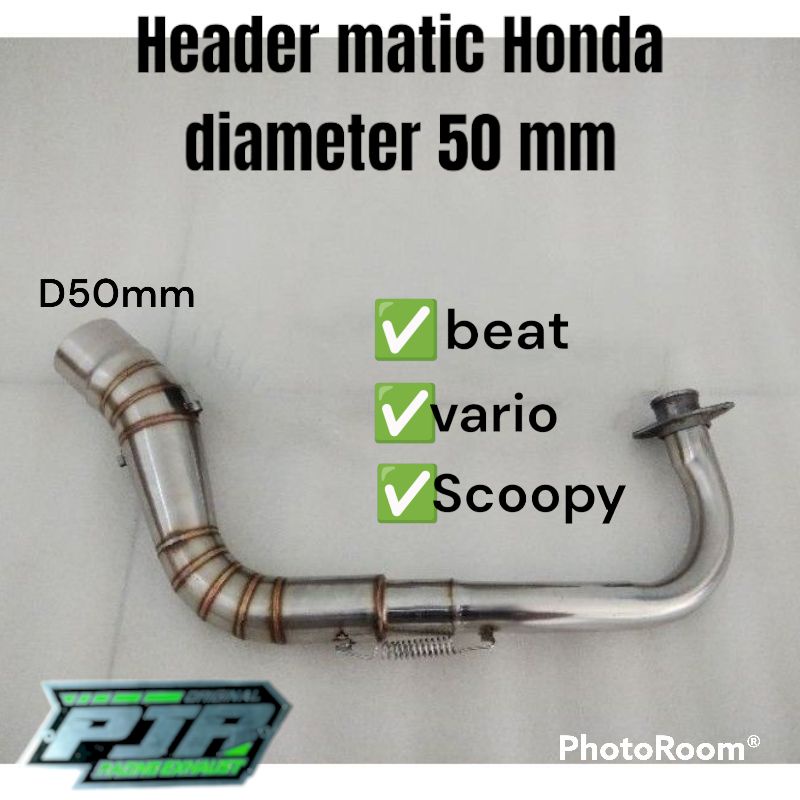 TERBARU!!! Leher all knalpot matic Honda d50mm ada pemasangan langsung pnp