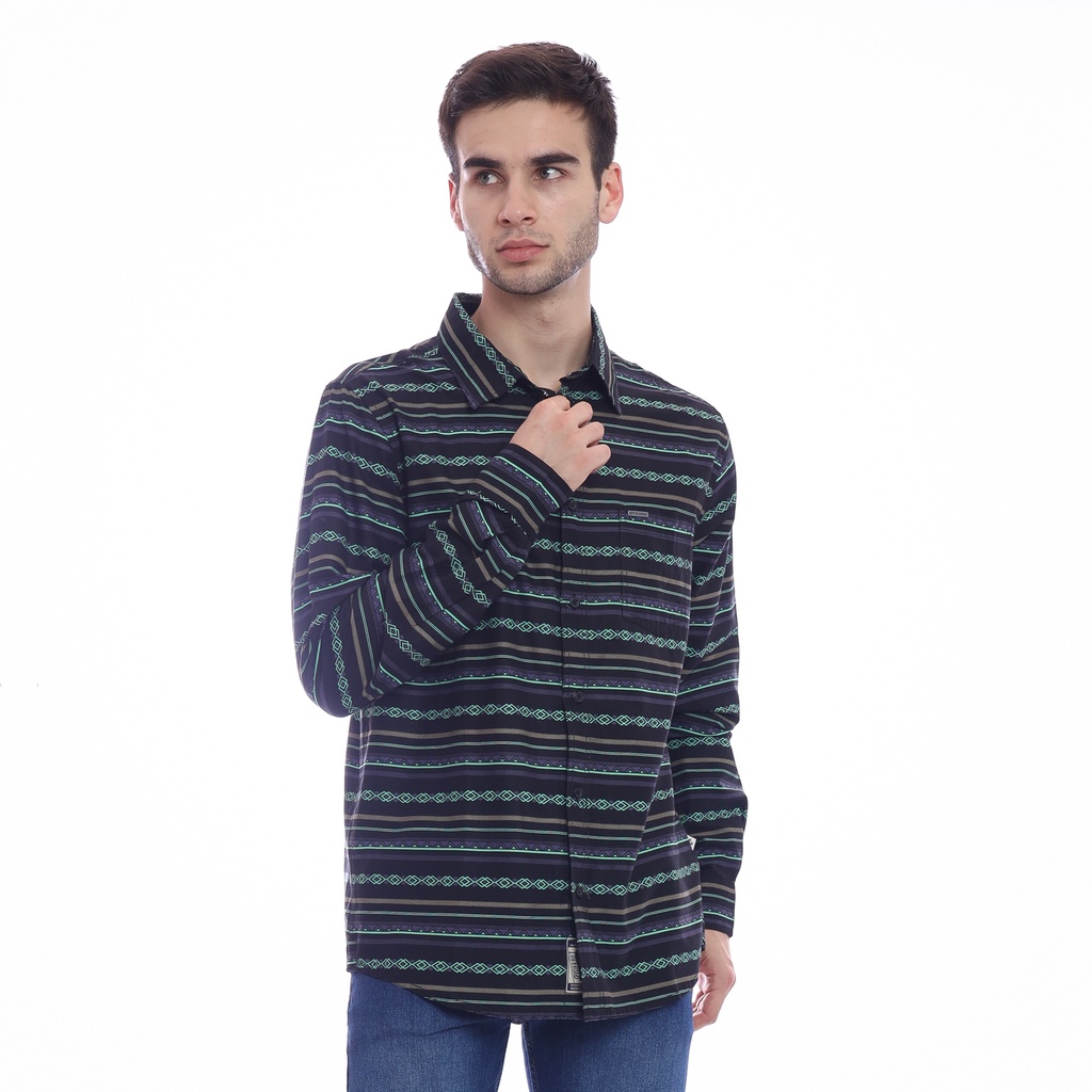 Spyderbilt Kemeja Lengan Panjang Pria Boerne Planet Surf