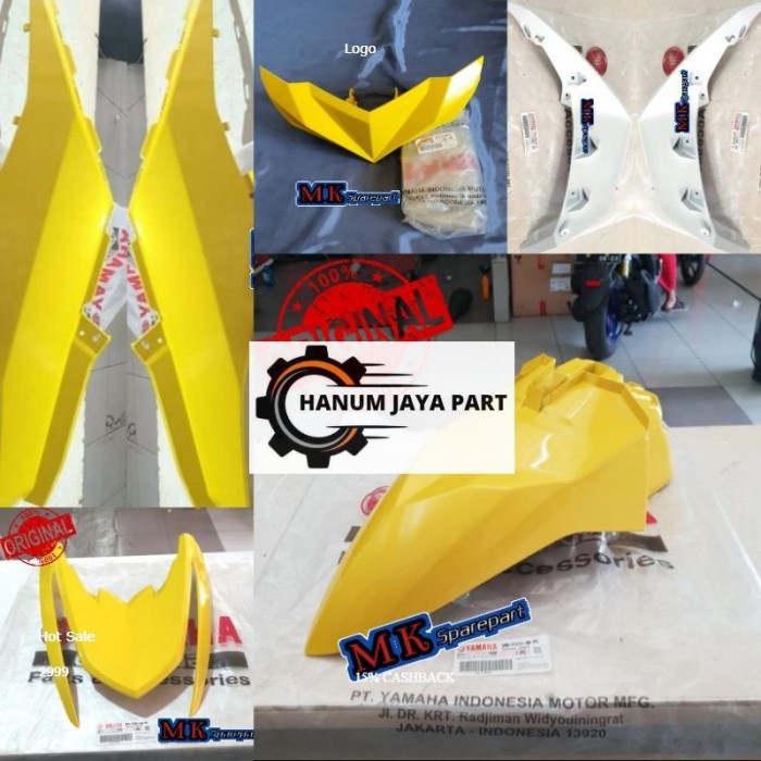 PAKET FULL SET BODY HALUS MIO M3, MIO Z KUNING ORIGINAL YAMAHA