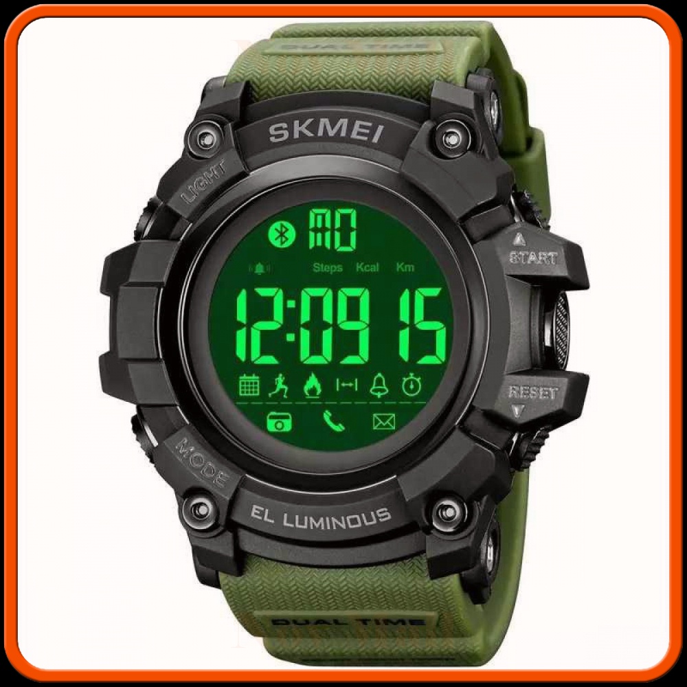 SKMEI Jam Tangan Digital Pria Bluetooth Sport Smart Watch - 2053