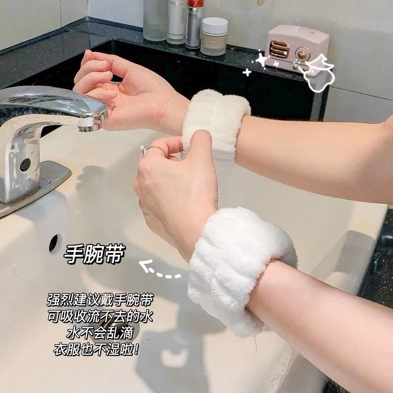 Women's face washing wrist band/sports sweat wiping wrist band/sweat absorbing sleeve sleeve wrist