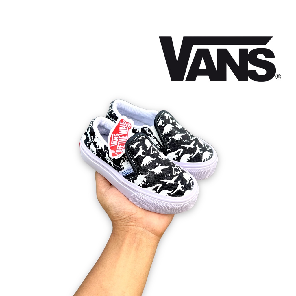 Vans anak Vans slipon Dino sepatu anak slipon
