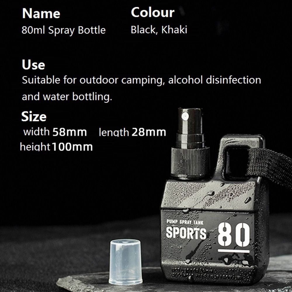 Agustinina Botol Spray Travel 80ml High Quality Water Portable Reusable Wadah Kosmetik Parfum Sprayer Botol Atomizer