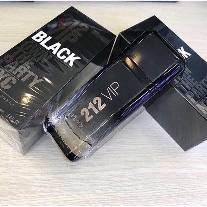 Perfume Original Singapore 100 ML Black 212 VIP Herrera For Men