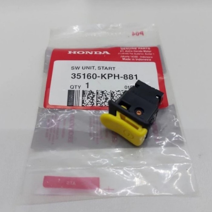 Tombol Stater Karisma, Beat Karbu, Supra X 125 Karbu, Smash KPH