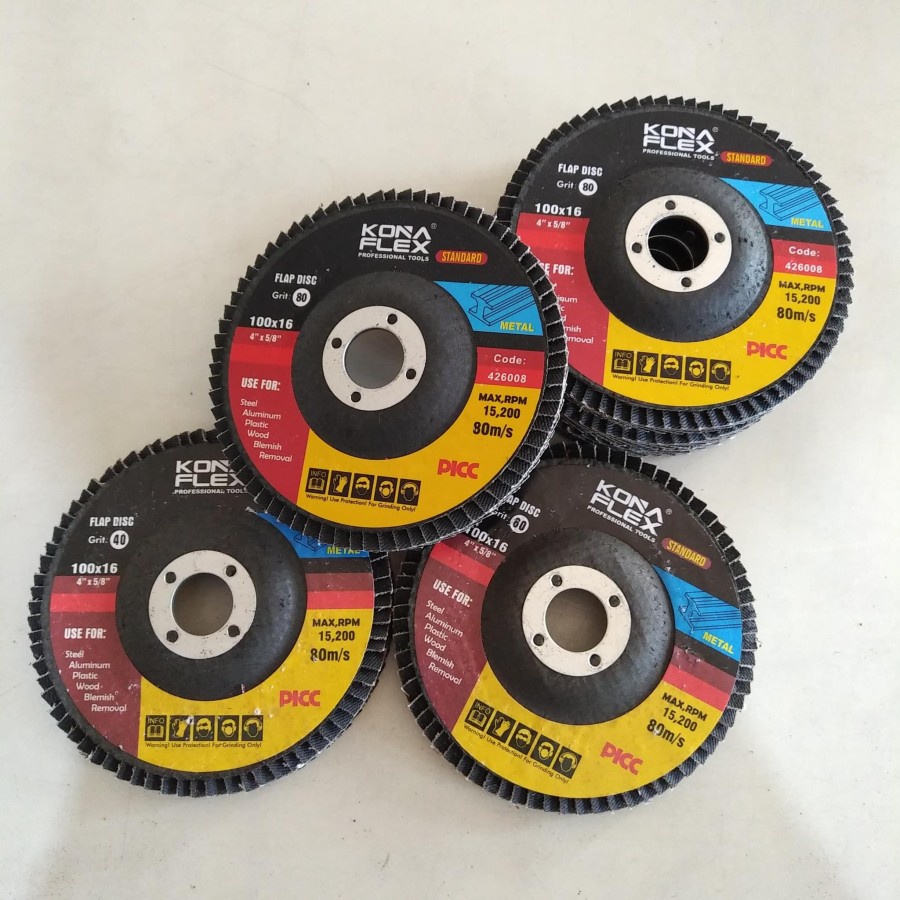 *Amplas Susun 4 inch Konaflex Standard Flap Disc