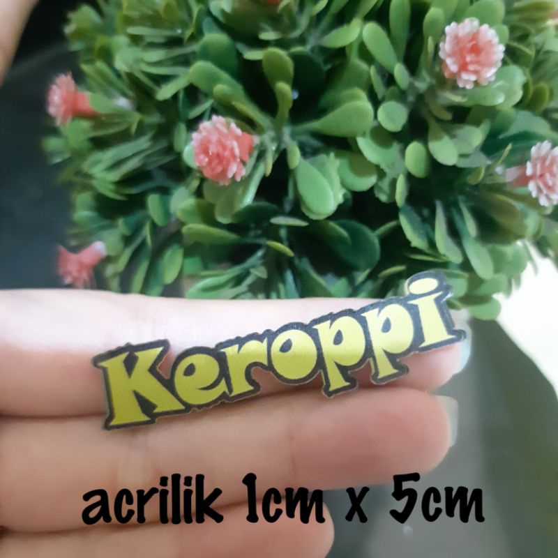 resin acrilik keroppi hiasan bros accecories