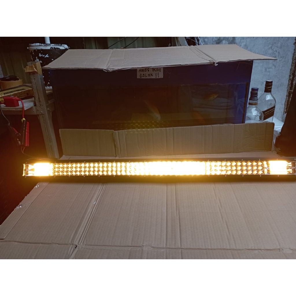 LAMPU TEMBAK 105 cm 2 warna BAR / FOG LAMP BAR LAMPU SOROT LED BAR MOBIL  CM 2 WARNA Lampu Led Bar Light Bar Sorot Tembak 105 Cm 240 Watt Offroad Atap Jeep