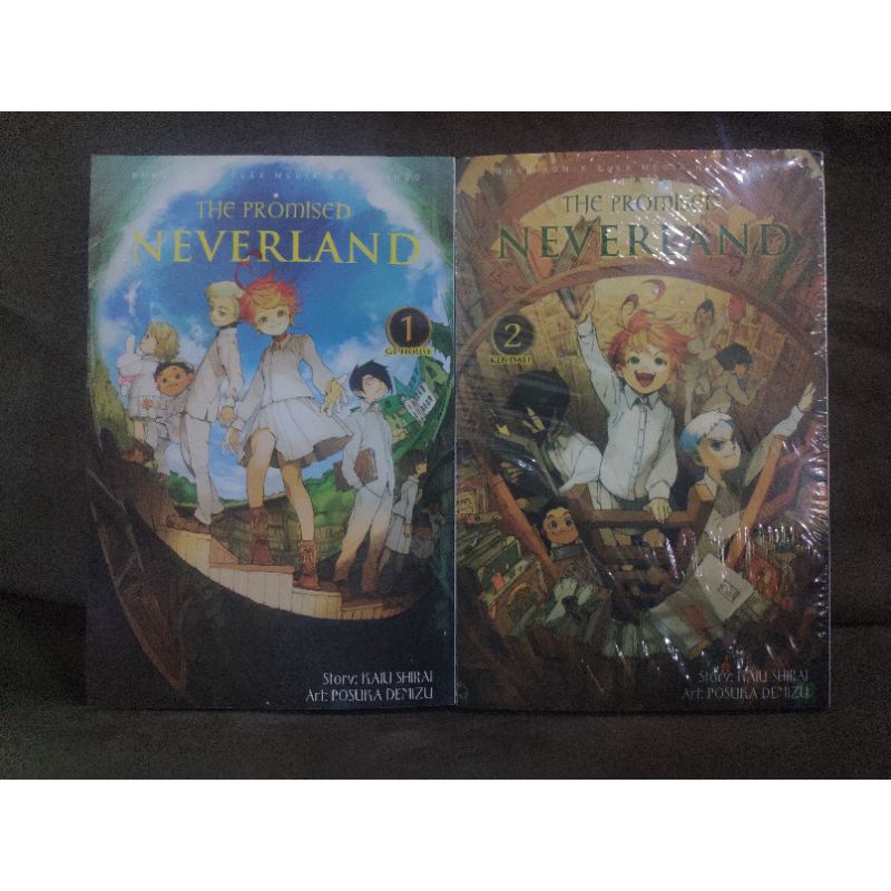komik THE PROMISED NEVERLAND vol 1 dan 2 bahasa Indonesia