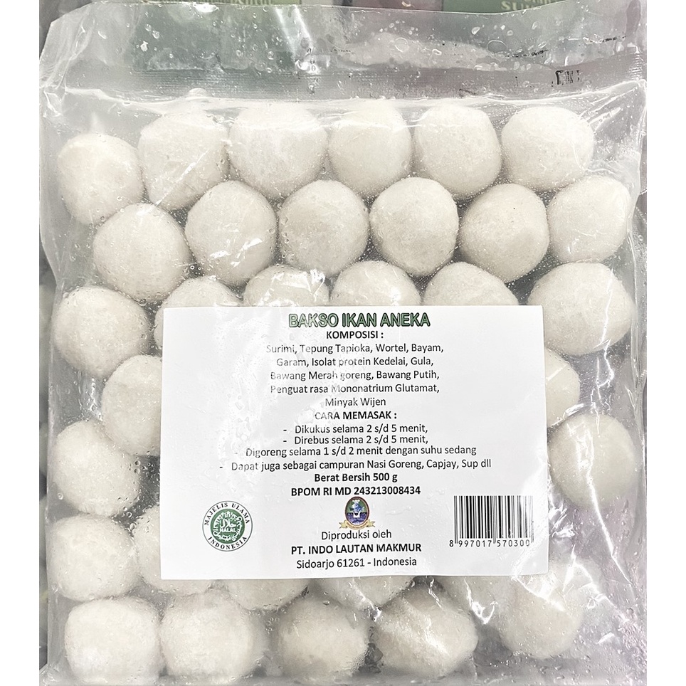 

ILM Bakso Ikan Aneka 500gr