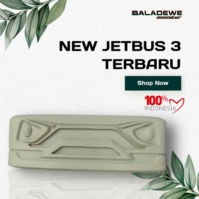 Skala Truk Plastik BEMPER New Jetbus 3 Full Detail
