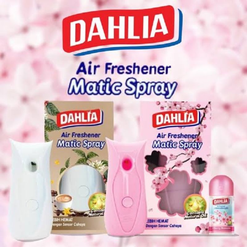 DAHLIA AIR FRESHNER MATIC ALAT SEMPROT PARFUM OTOMATIS PEWANGI KAMAR PEWANGI TOILET PENGHARUM RUANGA