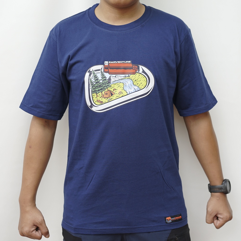 kaos tshirt tema adventure hiking zarventure 1019